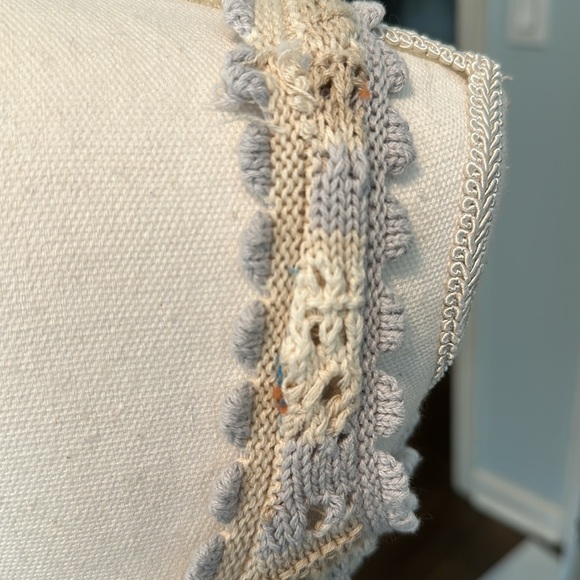 Jessica Simpson Light Blue/Beige Crochet 2 Piece Set.  NWT Size Medium (Both) - Picture 13 of 13